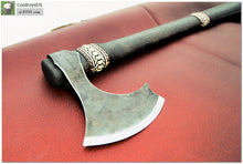 Load image into Gallery viewer, Special edition Ax &quot;Keltic Knight&quot;- axes of this type were used to protect owner&#39;s life and to show Warrior&#39;s status among a crew.
