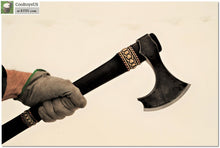 Load image into Gallery viewer, Special edition Ax &quot;Keltic Knight&quot;- axes of this type were used to protect owner&#39;s life and to show Warrior&#39;s status among a crew.

