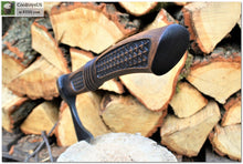 Load image into Gallery viewer, Perfect personificated axe &quot;Breath of Spring&quot;- small hatchet in Viking style for carving, camping and other activities. Steel anniversary.
