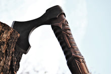 Load image into Gallery viewer, Viking axe &quot;Up and Forward only&quot;- Rune &quot;Tiwaz&quot; the Rune of Victory on the Warrior Way. Just Victory and Success in the fight or legal matters.
