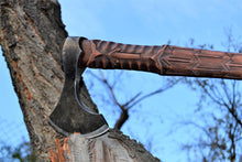 Load image into Gallery viewer, Viking axe &quot;Up and Forward only&quot;- Rune &quot;Tiwaz&quot; the Rune of Victory on the Warrior Way. Just Victory and Success in the fight or legal matters.

