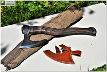 Load image into Gallery viewer, Personalized Viking Axe &quot;Flexible Armor&quot;- special camping, fishing, hunting and not only axe. Bearded ax. 6th Anniversary Gift. Gift Hatchet
