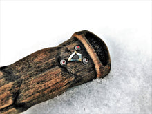 Load image into Gallery viewer, Luxury edition of Viking personalized axe &quot;King of Elf&quot;- Othila is the Rune which says about the need to leave outdated things and habits.
