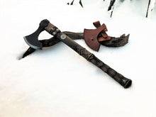 Load image into Gallery viewer, Luxury edition of Viking personalized axe &quot;King of Elf&quot;- Othila is the Rune which says about the need to leave outdated things and habits.
