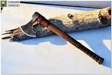Load image into Gallery viewer, Viking personalized axe &quot;Jarl&quot;- the axe of the noble warrior of Vikings like Ragnar. This axe is the stilization of traditional Viking axe.
