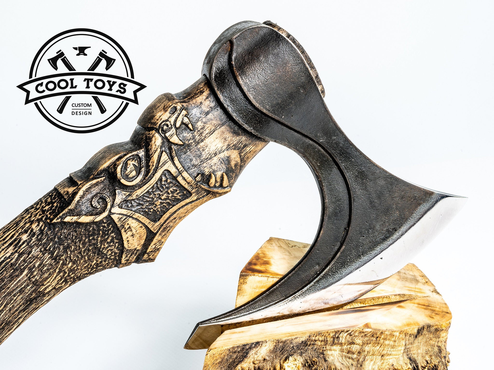 Kitchen Viking Axe BBQ Wolf Chef- special Meat and not only axe. But –  Buddyaxe